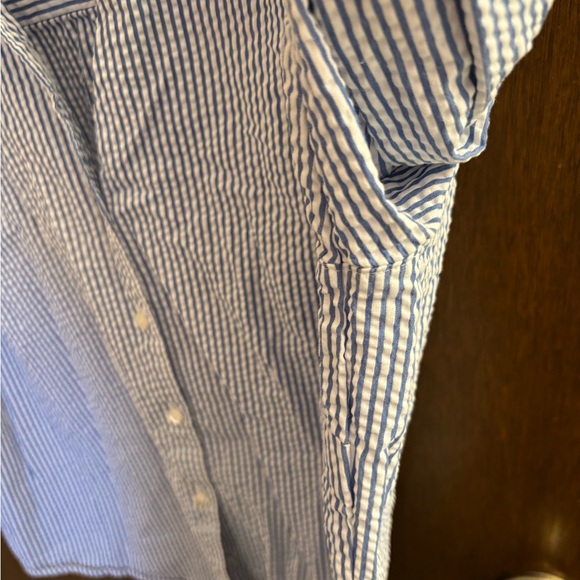 LL Bean striped button down - Picture 6 of 8